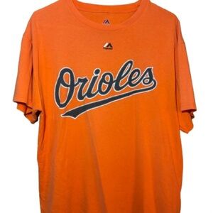 Men's Baltimore Orioles Majestic Tshirt L #2 JJ Hardy